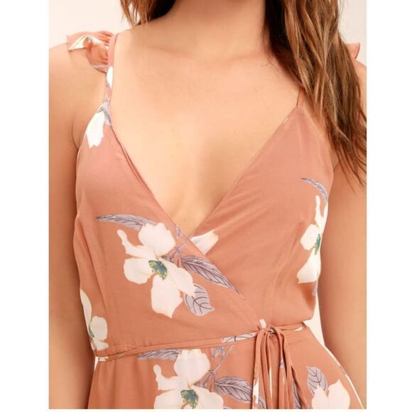 LULU’S High - Low Wrap Dress 🌸 - Picture 5 of 10
